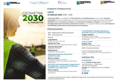 “Geometra 2030”, un convegno con il ministro Fitto