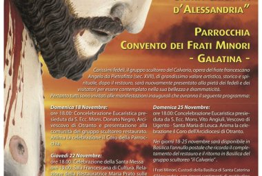 Il Calvario torna in Basilica. Il 18 alle 18