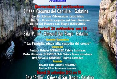 'La famiglia educa alla custodia del creato', il convegno dell'Oikos