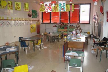 Una tromba d'aria si abbatte su Collemeto, evacuata la scuola materna. A Galatina strade come fiumi