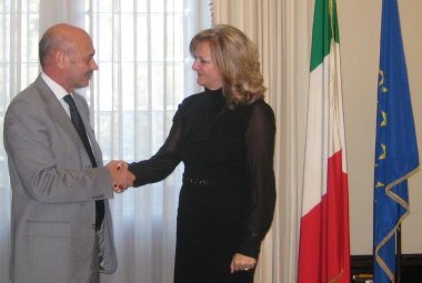 Il Questore Carella si congeda dal Prefetto Perrotta