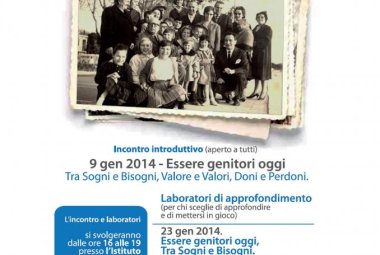 "Essere genitori oggi", una serie di incontri a Noha