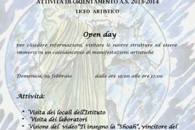 Domenica l'open-day del Liceo Artistico di Galatina
