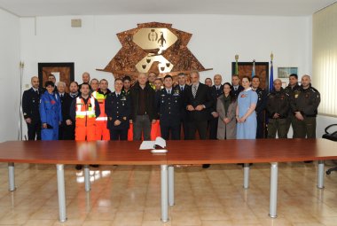 Gli operatori sanitari dell'Aeroporto di Galatina con gli equipaggi del 118 per imparare a gestire le emergenze
