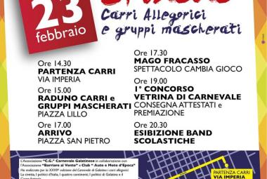 La XXVII edizione del carnevale galatinese 