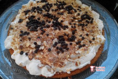 Torta al croccantino e cioccolato