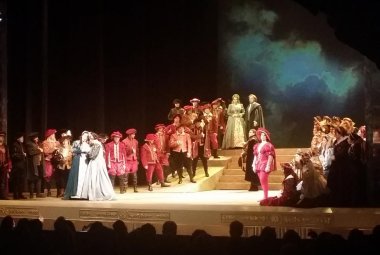 La prima del  'Don Carlo' al Politeama