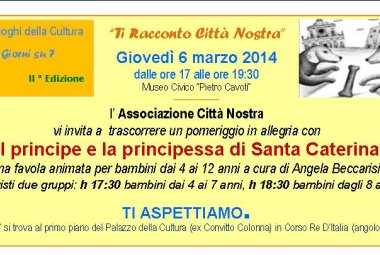 "Il principe e la principessa di Santa Caterina", una favola animata per bambini