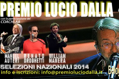 Aperte le iscrizioni al 'Premio Lucio Dalla'
