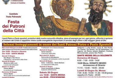 Campane a festa per i Santi Pietro e Paolo