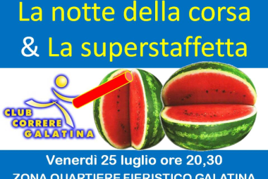  'La Notte della corsa', a Galatina si scaldano i muscoli