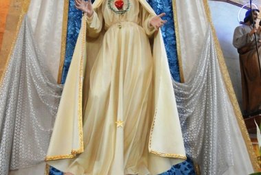 La nuova statua del Cuore Immacolato di Maria