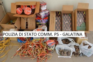 Di genere proibito la 'batteria' per la Festa di San Michele, arrestato l'artificiere nohano