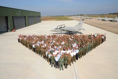 Al 'Fortunato Cesari' il nuovo aereo di addestramento T-346A 