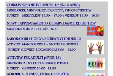 Al via i corsi del Centro Sportivo Italiano
