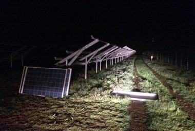Megafurto di pannelli fotovoltaici nella zona dell'Aeroporto
