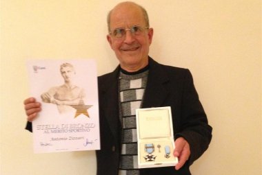 Ad Antonio Zizzari la 'Stella di bronzo al merito sportivo'