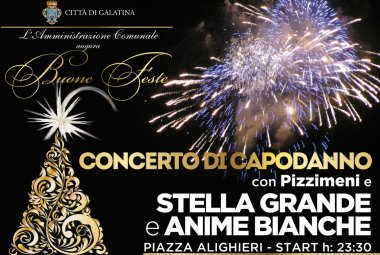 Stella Grande e le Anime Bianche in piazza San Pietro per il Capodanno