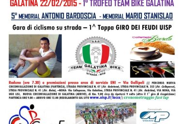 A Galatina è tutto pronto per il 'Primo trofeo Team Bike'