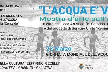 Giornata mondiale dell'acqua, una mostra ed un convegno 