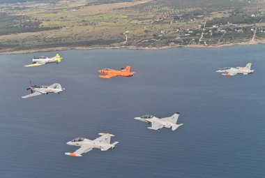 Galatina ombelico del mondo grazie alle Frecce Tricolori