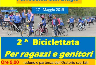 Prima a pedalare e poi tutti insieme a pranzo