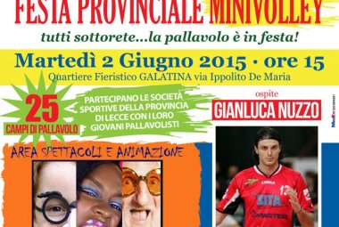 "Tutti sottorete ... la pallavolo è in festa!"