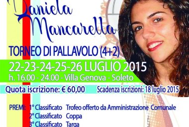 Terzo memorial 'Daniela Mancarella'