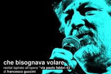 'Che bisognava volare' in piazzetta Cavoti con Guccini