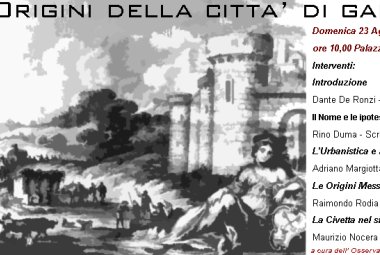 'Le origini della città di Galatina', un convegno a Palazzo Baldi