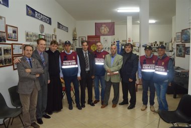 Don Antonio Coluccia in visita a Galatina