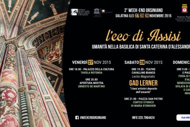 Gad Lerner a Galatina per il II Weekend Orsiniano