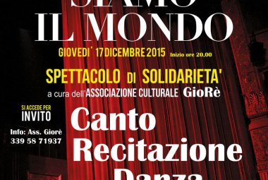 “Noi siamo il mondo”