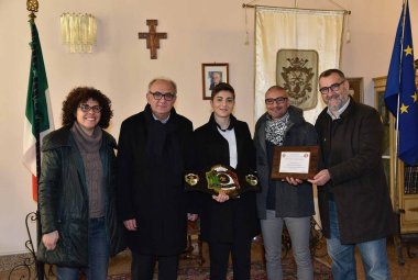 Alessia Coluccia premiata a Palazzo Orsini