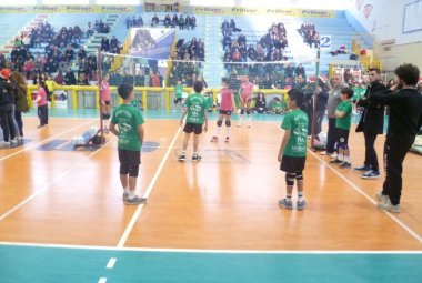 La Showy Boys al primo raduno di minivolley