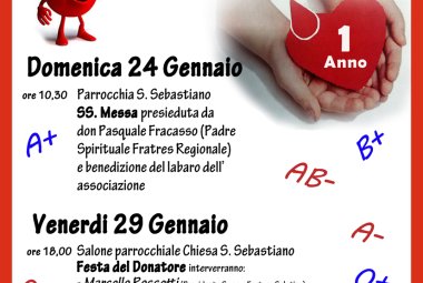 Benedizione del labaro e festa del donatore Fratres