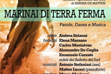 "MARINAI DI TERRA FERMA": Spettacolo e raccolta fondi per sostenere AIRC, il 21 al 'Paisiello'