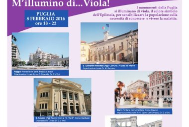 La "Pupa" si tingerà di viola nella giornata mondiale per la cura dell'epilessia
