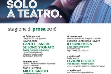 La stagione di prosa del Cavallino Bianco