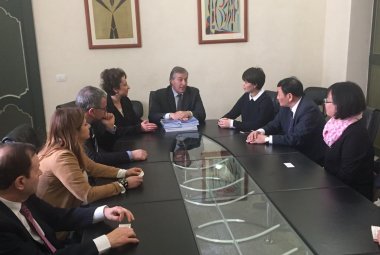 Una delegazione cinese al Capece e da Gabellone