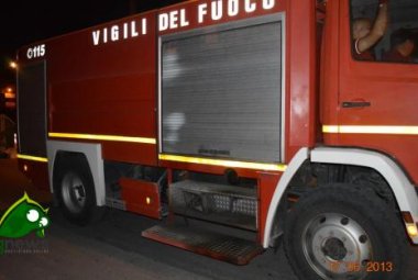 Incendio doloso nella notte a Sogliano Cavour