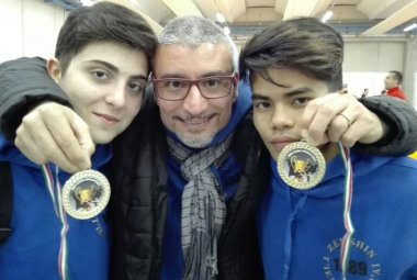 Alessia Coluccia e Lal Lisi ai Campionati mondiali di Kung Fu - Sanda