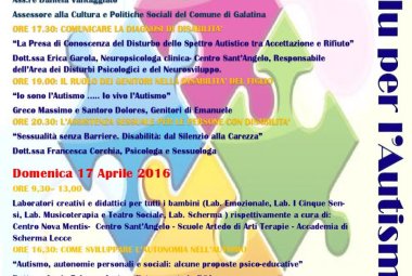 Io sono l’autismo, io vivo l’autismo