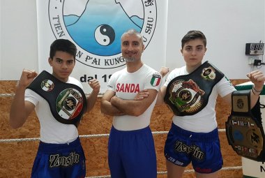 Alessia Coluccia e Lal Lisi al Campionato Mondiale di Kung Fu - Sanda