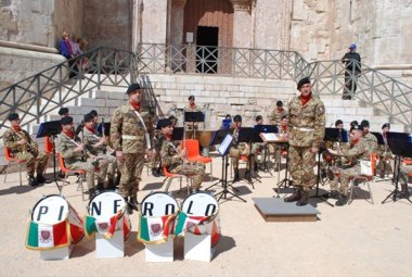 La banda della Brigata “Pinerolo” a Galatina