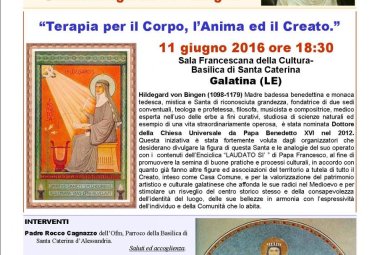 "Terapia per il Corpo, l’Anima ed il Creato”