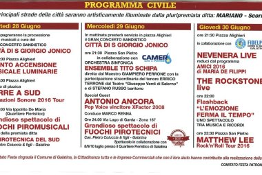 La festa per i Santi Pietro e Paolo