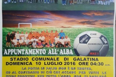 "Quelli dell'alba" pronti a scendere in campo