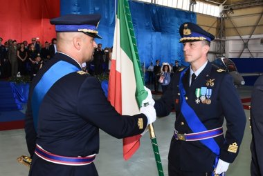 Il colonnello Luigi Casali al comando del 61° stormo