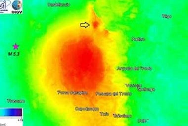 Acquisite con i satelliti le deformazioni del suolo dopo il terremoto